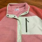 LIV Outdoor Tara Snap Neck Pullover Fleece Jacket Women XL Colorblock Coral Pink Orange Photo 1