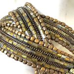 Beaded wrap open cuff bracelet Photo 2