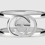 Gucci Interlocking Wide Open Band Ring Photo 0