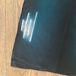 Anthropologie Anthro Vintage Hand-Dyed Oblong Silk Scarf Dark Turquoise White 14.5"w x 77"l Photo 2