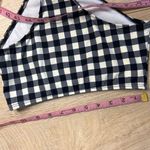 NWOT Dippin' Daisy's Black and Cream Gingham High Rise Bikini Swim Bottoms Small Photo 1