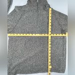 ENDA New York Speckled Funnel Neck 1/4 Zip Pullover Sweater Gray Size M Photo 9