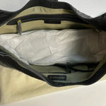 GILI Ostrich Leather Hobo Bag Stirrup Black NWOT Dust bag Shoulder Purse Handbag Photo 5