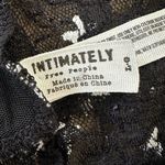 Free People Intimately Flocked Lace Bow Bralette Black Size Large Photo 6