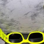 Versace BRAND NEW Authentic  Geometric unisex Sunglasses yellow fluorescent frame Photo 3