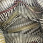 Fossil Woven Straw & Patterned Fabric Hobo Shoulder Bag with Leather Trim Photo 9