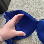 Joyspun Bright Blue Lace Overlay Underwire Bra w/ Padding Women's Size 40D Photo 4