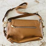 Michael Kors  Brooke Acorn Brown Leather Medium Satchel Crossbody Bag Photo 4