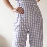 Urban Outfitters Gingham Ruffle Jumpsuit Photo 0