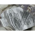 Anthropologie  Pilcro Textured Full Zip , White Cardigan Sweater, Size Small Photo 6