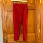 90 Degrees by Reflex 90 Degree by Reflex Size Medium High-Waisted Red Leggings. Photo 2