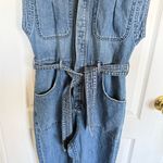 Free People  Sydney Coverall Denim Jumpsuit Photo 6