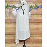 J. Jill Wearever Ivory Open Sleeveless Thin Knit Cardigan Sweater Size L White Size L Photo 4