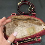 Guess | “Black Cherry Valento” Mini Satchel w/ Iconic Bag Charms & Crossbody Photo 10