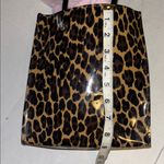 BLOOMINGDALE’S CHEETAH PRINT PATENT LEATHER MINI TOTE BAG PRELOVED Tan Photo 13