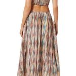 MISA Los Angeles MISA Myka Ikat Strapless Cutout Smocked Cotton Blend Dress Size S NWT Photo 12