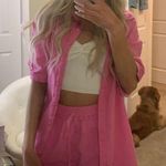 SheIn Bubblegum Matching Set Photo 0
