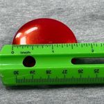 Vintage Shade of Red Round Disc Shape Clip Photo 4