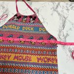 ZARA NWT  Disney Dress Halter Tank Stretch Mini Mickey Mouse Donald Duck Photo 5