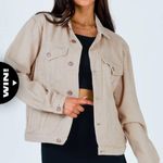 Princess Polly Beige Western Denim Jacket Photo 6