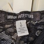 Urban Outfitters NWT  Womens Black Corset‎ Mini Lace Satin Dress Large Photo 3
