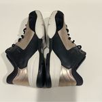 Geox  Respira walking sneakers, buttery soft leather, gold and black, size 7 Photo 10