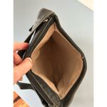 Stone Mountain  womens leather shoulder bag purse dark turqoise green Photo 5