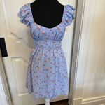 Altar'd State Altar’d State Floral Open Back Bow Mini Dress NWOT Photo 1
