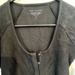 Good American NWT  Black The Feel Good Long Sleeve Bodysuit - Size 3 (Large) Photo 2