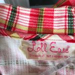 Vintage Loll Ease Plaid Dress Pearlized Buttons Festive Trendy 70’s 80’s Red Size undefined Photo 6