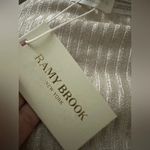 Ramy Brook NWT  Adley Gold Twist-Front Blouse Size 6 Metallic V-Neck $299 Photo 4