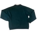 VTG 90s Morning Sun Cardinal Winter Scene Collared Sweatshirt Womens M Green Size M Photo 6