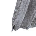 J. Jill Love Linen Beige 100% Linen Sleeveless Collared Button Up Blouse Size M Brown Size M Photo 3