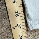 MOTHER The Mid Rise Dazzler Crop Jeans Womens Size 30 Off White Straight Leg Zip Photo 12