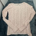 Sonoma Womens  Pink Cable Knit Sweater Sz XS Cozy Cottage Preppy Photo 9