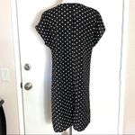 Black and White Polkadot Sheath Dress Size M Photo 1