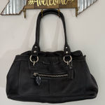 Coach Penelope Pebbled Black Leather Handbag Photo 0