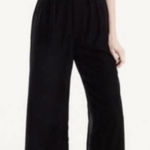 Jcrew  Cropped Velvet Jumpsuit Black Size 6 Photo 0