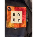 Roxy  Ski Winter Coat Gray & Multicolored Stripes Size Medium Photo 7