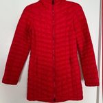 The North Face Thermoball Parka Jacket Coat Down Alternative Hooded XS Women Red Photo 0