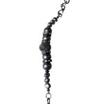 Elegant Silver Tone Multi Layer Beaded Necklace Jewelry Accessory u Photo 3