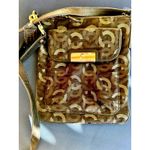 Coach Y2K Women's Swing-pack Crossbody Bag Gunmetal Gray Chain Link Pattern Photo 3