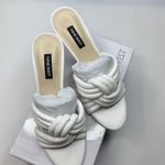 Nine West  Women's Norene Slip On Tapered Heel Dress Sandals- Size 6.5 Photo 5