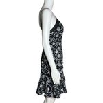 Adelyn Rae Dress Womens Small Black White Floral Mesh Dark Floral Whimsygoth Photo 1