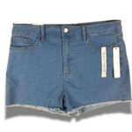 Tinseltown  Light Blue Soft Denim Cut-off Jean Shorts NWT 15/32 Photo 0