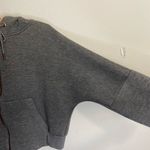 Magaschoni  grey cropped hoodie sweatshirt size large Photo 1