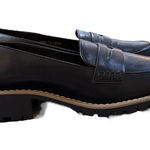 DV Dolce Vita Women's Crisp Lug Sole Black Loafers Size 7.5 Penny Academia Photo 0