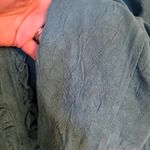 Requirements R.Q.T. Blue/Green Full Zip Ruffle Front Lightweight Coat Size XLP‎ Photo 2