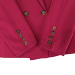 Bohme ‎ Hot Pink Double-breasted Blazer Jacket Women's Size Small Polyester Photo 7