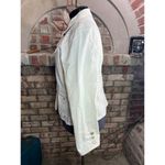 denim jacket shacket white studded collar Size M Photo 6